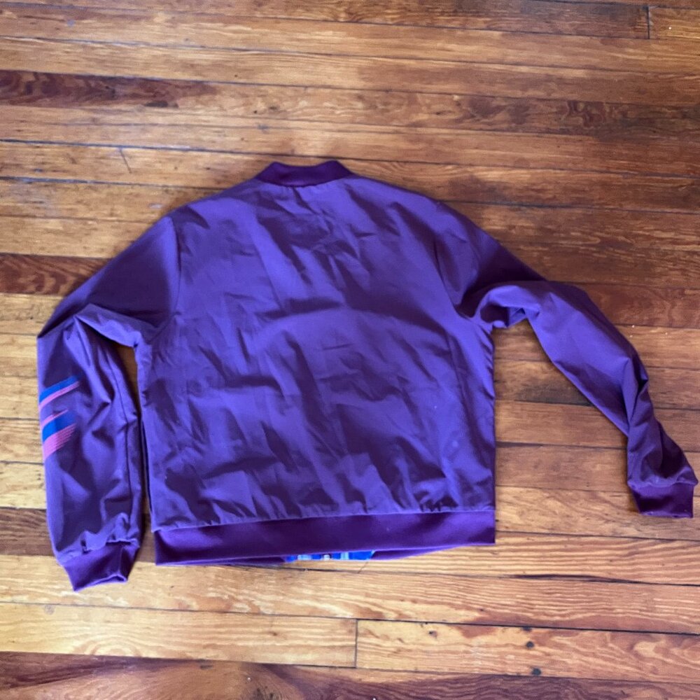 Skechers Performance Reversible Bomber Jacket - XS Purple / Print - Picture 11 of 11